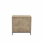 RUBIK ΣΥΡΤΑΡΙΕΡΑ 3ΣΥΡΤΑΡΙΑ CEMENT ΑΝΟΙΧΤΟ ΜΕ PATTERN 80x40x80 09-0953 - Image 3