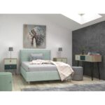 TREND MINT ΚΟΜΟΔΙΝΟ 2ΣΥΡΤΑΡΙΑ SONOMA ΠΡΑΣΙΝΟ ΜΕ PATTERN 45x29x52.5 09-1001 - Image 2