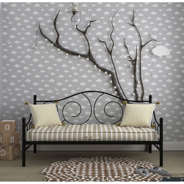 MAROCAIN ΣΤΡΩΜΑ BEIGE ΛΕΥΚΟ 90x200x20 09-1284 - Image 3