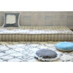 MAROCAIN ΣΤΡΩΜΑ BEIGE ΛΕΥΚΟ 90x200x20 09-1284 - Image 4