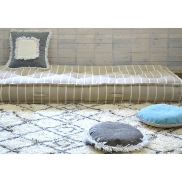MAROCAIN ΣΤΡΩΜΑ BEIGE ΛΕΥΚΟ 90x200x20 09-1284 - Image 4