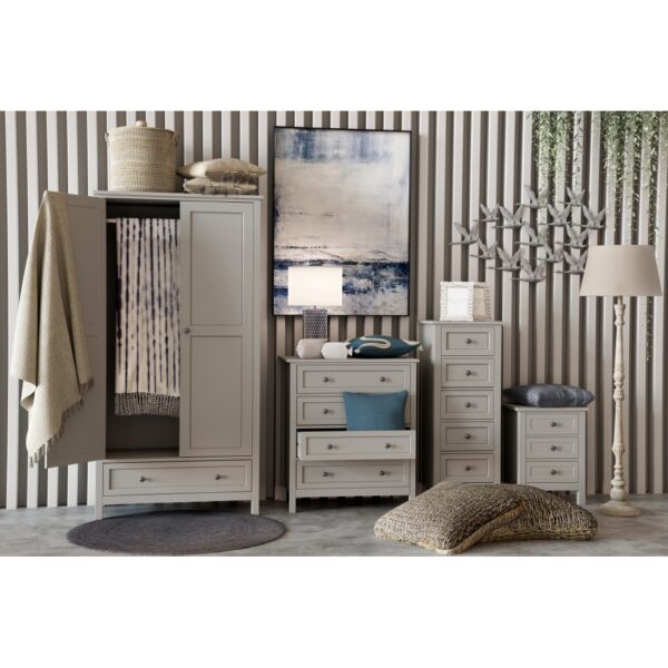 FRENCH ΚΟΜΟΔΙΝΟ 3ΣΥΡΤΑΡΙΑ ΓΚΡΙ ΑΝΟΙΧΤΟ 46x39.5x61.5 09-1446 - Image 3