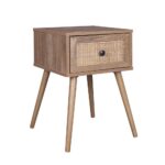 AMMOS ΚΟΜΟΔΙΝΟ 1ΣΥΡΤΑΡΙ ΦΥΣΙΚΟ ΜΕ RATTAN 40x35x61 09-1452