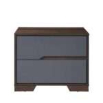 GROOVES ΚΟΜΟΔΙΝΟ 2ΣΥΡΤΑΡΙΑ ΚΑΡΥΔΙ ΓΚΡΙ 60x45x47 09-2045 - Image 2