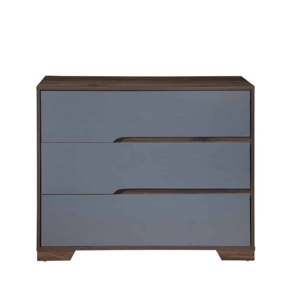 GROOVES ΣΥΡΤΑΡΙΕΡΑ 3ΣΥΡΤΑΡΙΑ ΚΑΡΥΔΙ ΓΚΡΙ 100x45x80 09-2046 - Image 2