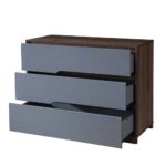 GROOVES ΣΥΡΤΑΡΙΕΡΑ 3ΣΥΡΤΑΡΙΑ ΚΑΡΥΔΙ ΓΚΡΙ 100x45x80 09-2046 - Image 3