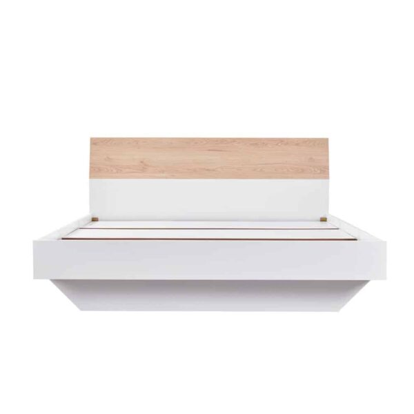 LUCIDO ΚΡΕΒΑΤΟΚΑΜΑΡΑ SET 3+1 ΛΕΥΚΟ OAK ΦΥΣΙΚΟ 09-2151 - Image 3