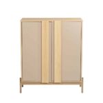 CAPPUCCINO ΚΟΜΟΤΑ-ΠΑΠΟΥΤΣΟΘΗΚΗ 2ΠΟΡΤΕΣ 3ΡΑΦΙΑ SONOMA LATTE 84.4x36.5x97 10-0049 - Image 2