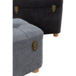 SANDIK ΣΚΑΜΠΟ SET 2ΤΕΜ ΑΝΘΡΑΚΙ ΓΚΡΙ 60x40x43 16-0503 - Image 4