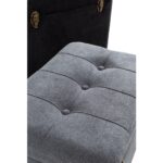 SANDIK ΣΚΑΜΠΟ SET 2ΤΕΜ ΑΝΘΡΑΚΙ ΓΚΡΙ 60x40x43 16-0503 - Image 5