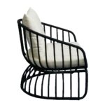 MISA ΠΟΛΥΘΡΟΝΑ ΜΑΥΡΟ 78x85x75 22-0158 - Image 4