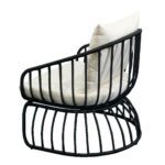 MISA ΠΟΛΥΘΡΟΝΑ ΜΑΥΡΟ 78x85x75 22-0158 - Image 5