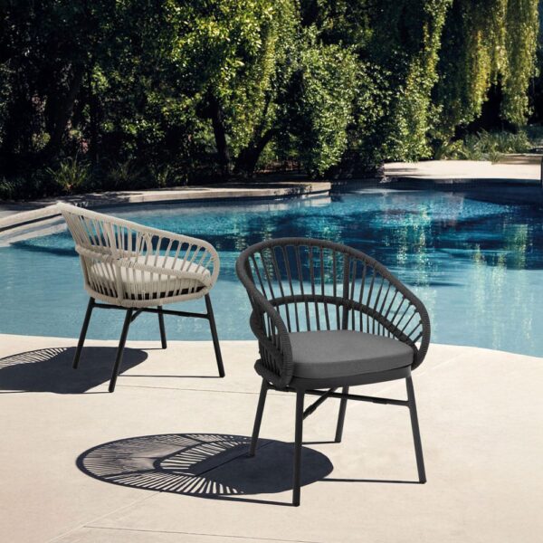 LUNA ΚΑΡΕΚΛΑ CREAM ΜΑΥΡΟ 58x65x78 22-0193 - Image 2