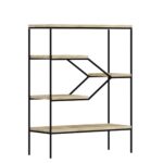 STEP ΒΙΒΛΙΟΘΗΚΗ SONOMA ΜΑΥΡΟ 80x30x120 24-0470