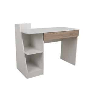 TRIGOT 2 ΓΡΑΦΕΙΟ ΒΙΒΛΙΟΘΗΚΗ SONOMA ΛΕΥΚΟ 110x50x85 24-0552