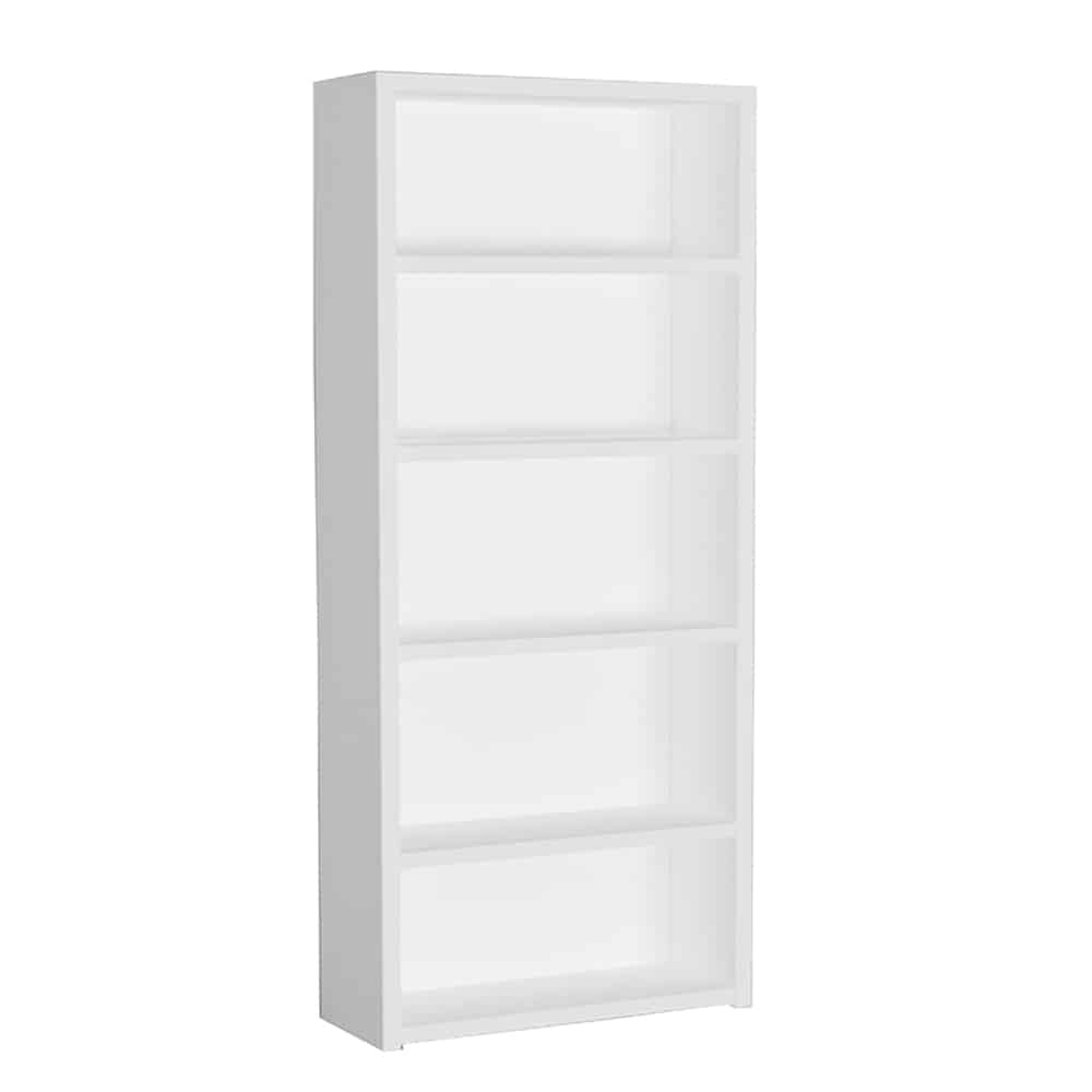 24-0653-7j1RU-first-_1 ERGO ΒΙΒΛΙΟΘΗΚΗ 4ΡΑΦΙΑ ΛΕΥΚΟ 79x29x180 24-0653 - Image 1