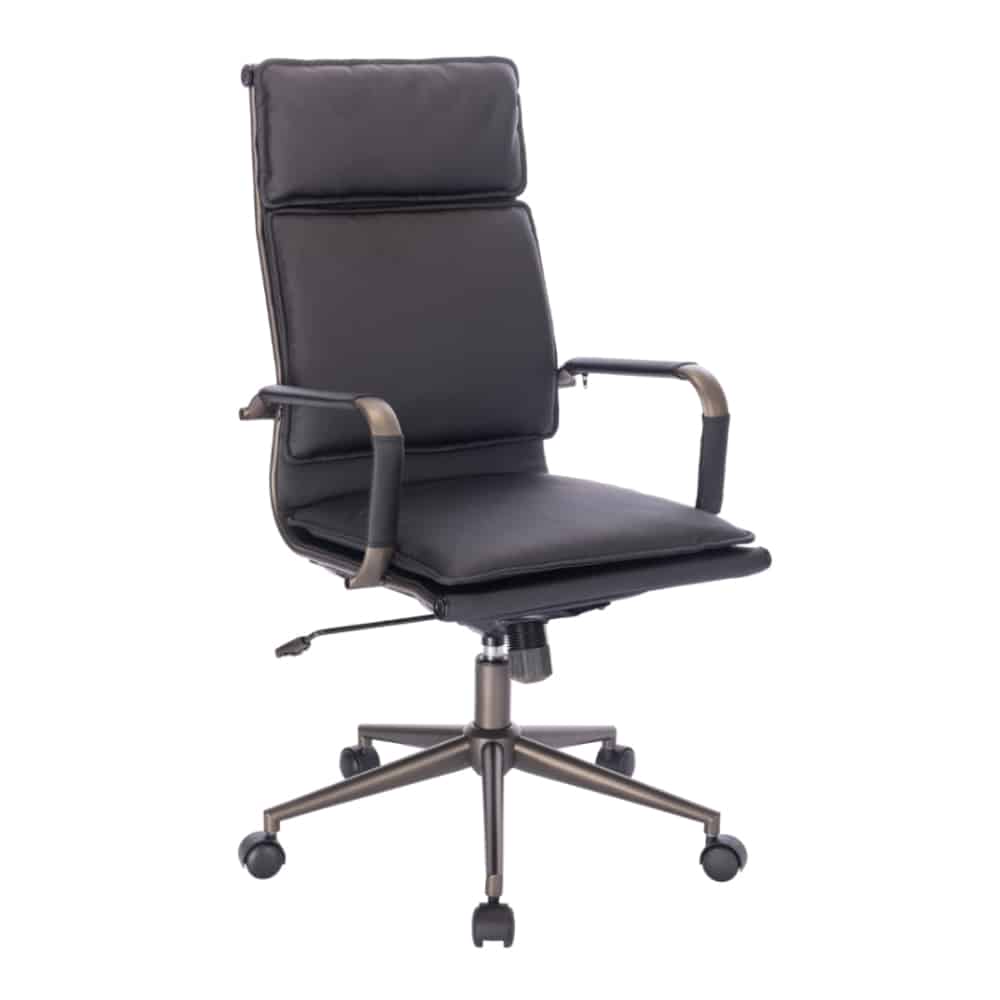 25-0559-utu4Q-first-_1 ELITE ΚΑΡΕΚΛΑ ΓΡΑΦΕΙΟΥ ΜΑΥΡΟ GUNMETAL 54x64x109.5 25-0559 - Image 1