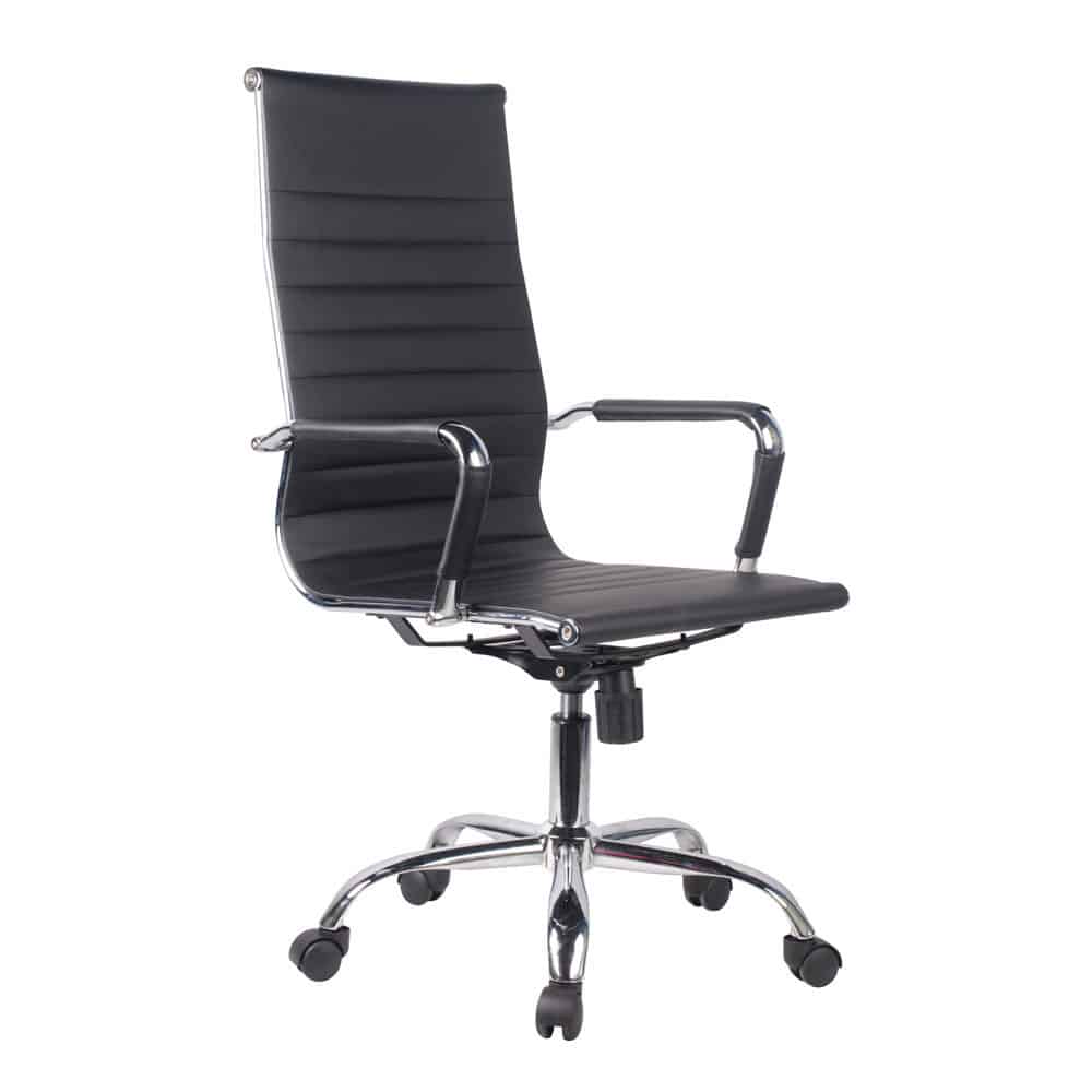 25-0570-s4lfn-first-_1 CAROL ΚΑΡΕΚΛΑ ΓΡΑΦΕΙΟΥ ΜΑΥΡΟ 53x63.5x110 25-0570 - Image 1