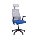 VITRIO ΚΑΡΕΚΛΑ ΓΡΑΦΕΙΟΥ ΓΚΡΙ ΜΠΛΕ 63x59x127 25-0616