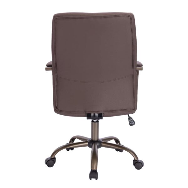 KORD ΚΑΡΕΚΛΑ ΓΡΑΦΕΙΟΥ ΚΑΦΕ GUNMETAL 58.5x65x104 25-0735 - Image 3