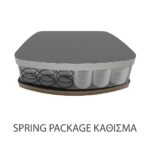 KORD ΚΑΡΕΚΛΑ ΓΡΑΦΕΙΟΥ ΚΑΦΕ GUNMETAL 58.5x65x104 25-0735 - Image 4