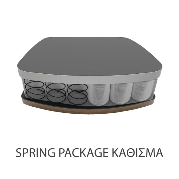 KORD ΚΑΡΕΚΛΑ ΓΡΑΦΕΙΟΥ ΚΑΦΕ GUNMETAL 58.5x65x104 25-0735 - Image 4