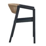 CONCORD ΚΑΡΕΚΛΑ ΜΑΥΡΟ LATTE 55.5x53.5x76 27-0232 - Image 3