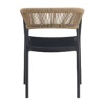 CONCORD ΚΑΡΕΚΛΑ ΜΑΥΡΟ LATTE 55.5x53.5x76 27-0232 - Image 4