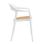 BISTROT ΚΑΡΕΚΛΑ ΛΕΥΚΟ ΦΥΣΙΚΟ 57x53x81.5 27-0234 - Image 4