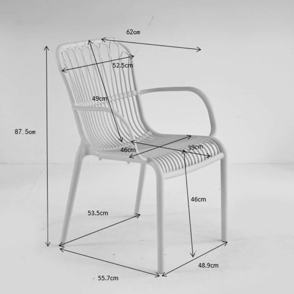 JAKARTA ΚΑΡΕΚΛΑ ΠΡΑΣΙΝΟ ΣΚΟΥΡΟ 61x65x87 27-0253 - Image 3