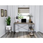 COURSE ΓΡΑΦΕΙΟ SONOMA ΜΑΥΡΟ 120x73x75 28-0245 - Image 2