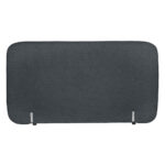 OVAL ΚΡΕΒΑΤΙ ΧΩΡΙΣ ΑΠΟΘΗΚ. ΧΩΡΟ (ΓΙΑ ΣΤΡΩΜΑ 160x200cm) ΑΝΘΡΑΚΙ 221x209x122 40-0017 - Image 5