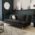 COZY ΚΑΝΑΠΕΣ ΚΡΕΒΑΤΙ 3ΘΕΣΙΟΣ ΑΝΘΡΑΚΙ 191x103x84 70-0359 - Image 2