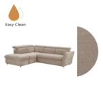 MONSERAT ΚΑΝΑΠΕΣ ΚΡΕΒΑΤΙ ΓΩΝΙΑ ΑΡΙΣΤΕΡΗ TAUPE 254x224x90 70-0395