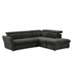 MONSERAT ΚΑΝΑΠΕΣ ΚΡΕΒΑΤΙ ΓΩΝΙΑ ΔΕΞΙΑ ΑΝΘΡΑΚΙ 254x224x90 70-0396 - Image 3