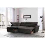 MONSERAT ΚΑΝΑΠΕΣ ΚΡΕΒΑΤΙ ΓΩΝΙΑ ΑΡΙΣΤΕΡΗ ΑΝΘΡΑΚΙ 254x224x90 70-0397 - Image 2