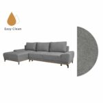 NATURA ΚΑΝΑΠΕΣ ΚΡΕΒΑΤΙ ΓΩΝΙΑ ΑΡΙΣΤΕΡΗ TAUPE 283x164x90 70-0399