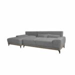 NATURA ΚΑΝΑΠΕΣ ΚΡΕΒΑΤΙ ΓΩΝΙΑ ΑΡΙΣΤΕΡΗ TAUPE 283x164x90 70-0399 - Image 5