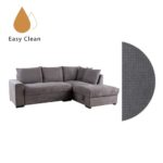 BILL ΚΑΝΑΠΕΣ ΚΡΕΒΑΤΙ ΓΩΝΙΑ ΔΕΞΙΑ STONE 241x173x94 70-0411