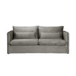 ONE ONLY ΚΑΝΑΠΕΣ 3ΘΕΣΙΟΣ ΜΕ ΑΠΟΣΥΡΟΜΕΝΟ ΓΚΡΙ 209x90x87 71-0023 - Image 2