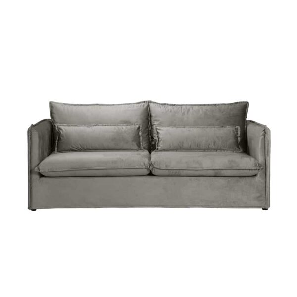 ONE ONLY ΚΑΝΑΠΕΣ 3ΘΕΣΙΟΣ ΜΕ ΑΠΟΣΥΡΟΜΕΝΟ ΓΚΡΙ 209x90x87 71-0023 - Image 2