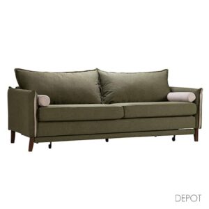COMMODO ΚΑΝΑΠΕΣ ΚΡΕΒΑΤΙ 3ΘΕΣΙΟΣ ΛΑΔΙ NEVE 39 ΓΚΡΙ NEVE 80 230x81x88 71-0035