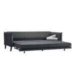 COMMODO ΚΑΝΑΠΕΣ ΚΡΕΒΑΤΙ 3ΘΕΣΙΟΣ ΑΝΘΡΑΚΙ NEVE 97 ΓΚΡΙ NEVE 83 230x81x88 71-0037 - Image 2