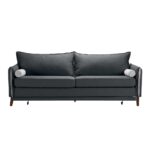 COMMODO ΚΑΝΑΠΕΣ ΚΡΕΒΑΤΙ 3ΘΕΣΙΟΣ ΑΝΘΡΑΚΙ NEVE 97 ΓΚΡΙ NEVE 83 230x81x88 71-0037 - Image 3
