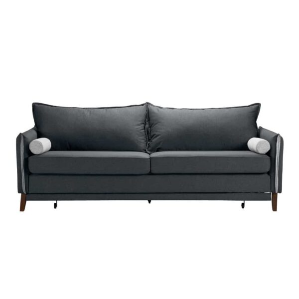 COMMODO ΚΑΝΑΠΕΣ ΚΡΕΒΑΤΙ 3ΘΕΣΙΟΣ ΑΝΘΡΑΚΙ NEVE 97 ΓΚΡΙ NEVE 83 230x81x88 71-0037 - Image 3