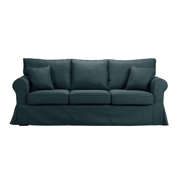 ASHLEY ΚΑΝΑΠΕΣ 3ΘΕΣΙΟΣ ΜΕ ΑΠΟΣΥΡΟΜΕΝΟ ΜΠΛΕ TWIST 13 215x85x95 71-0049 - Image 2