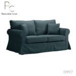 ASHLEY ΚΑΝΑΠΕΣ 2ΘΕΣΙΟΣ ΜΕ ΑΠΟΣΥΡΟΜΕΝΟ ΜΠΛΕ TWIST 13 173x85x95 71-0051