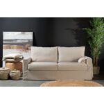 ITHAKI ΚΑΝΑΠΕΣ ΚΡΕΒΑΤΙ 3ΘΕΣΙΟΣ BEIGE HYGGE 06 190x94x90 71-0116 - Image 2