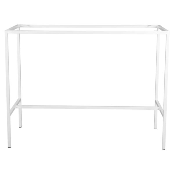 ΒΑΣΗ ΜΠΑΡ ΜΕΤΑΛΛΙΚΗ ΛΕΥΚΗ ΜΑΤ TS925 ΣΧΕΔΙΟ Π ΓΙΑ 138Χ57,5Χ103 ΕΠΙΦΑΝΕΙΑ - Image 3