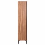 ΒΙΤΡΙΝΑ ΣΕΙΡΑ HARRY HM18011.01 ΜΕΛΑΜΙΝΗ ΦΥΣΙΚΟ ΞΥΛΟΥ-ΜΑΥΡΟ 90x40x185Υεκ. - Image 4